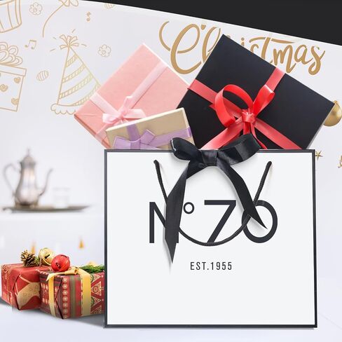 QLSKO 40th Birthday Keepsake Gift Paper Bag for Her Anniversary Party Present Shopping Tote Bags Women 40 Year Old Decorations Idea (1985 40th, Medium (Pack of 1)) in Saudi Arabia