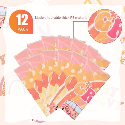 3 Pcs Two Groovy Party Plastic Tablecloths Groovy Retro Hippie Boho Party Decorations Rainbow Daisy Flower Rectangle Disposable Table Cover for Girls Star Groovy Daisy Birthday Party Supplies (3) in Saudi Arabia