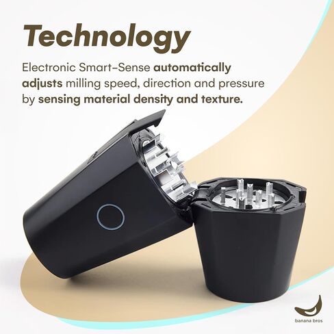 Banana Bros - OTTO Electric Smart Spice Grinder - Automatic AI Grinding Machine - OG Black in Kuwait