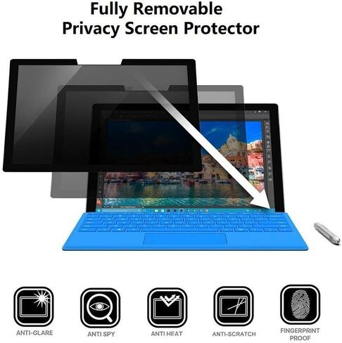 [Upgrade Design ] 13.5 inch Surface Laptop 3/2 Privacy Screen Filter Protector Compatible with Microsoft Surface Laptop 1/2 -High Clarity- Anti-Glare/Anti-Spy Filter in Saudi Arabia