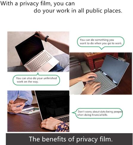 [Upgrade Design ] 13.5 inch Surface Laptop 3/2 Privacy Screen Filter Protector Compatible with Microsoft Surface Laptop 1/2 -High Clarity- Anti-Glare/Anti-Spy Filter in Saudi Arabia