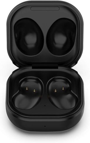 حافظة شحن سلكية متوافقة مع Galaxy Buds Live، غطاء قاعدة شاحن بديل مع كابل شحن USB-C بطول 3.3 قدم وملحقات سماعات أذن لاسلكية (أبيض) in Saudi Arabia