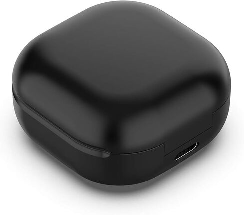 حافظة شحن سلكية متوافقة مع Galaxy Buds Live، غطاء قاعدة شاحن بديل مع كابل شحن USB-C بطول 3.3 قدم وملحقات سماعات أذن لاسلكية (أبيض) in Saudi Arabia