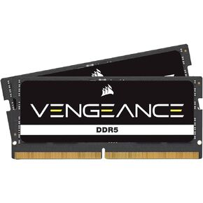 CORSAIR Vengeance SODIMM DDR5 RAM 96GB (2x48GB) 5600MHz CL48-48-48-90 1.10V Intel XMP 3.0 Computer Memory – Black (CMSX96GX5M2A5600C48)