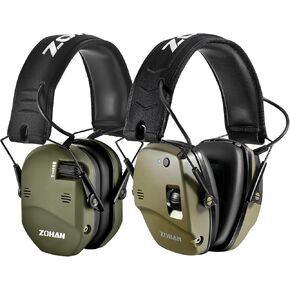 ZOHAN 035 Bluetooth Shooting Ear Protection and 022 Electronic Shooting Earmuffs