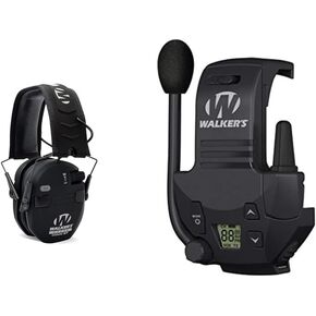 Walker's Razor Electronic Quad Muff w/Bluetooth