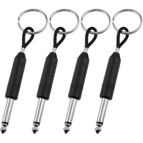 MarshallKey Holder Leather Plug Amp Key Holder for Wall Wall-Mounted Keychain Kit Guitar Key Holder for Key Hanger 4PCS