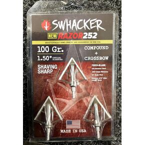 Swhacker Razor 252 4 Blade 100gr Broadhead