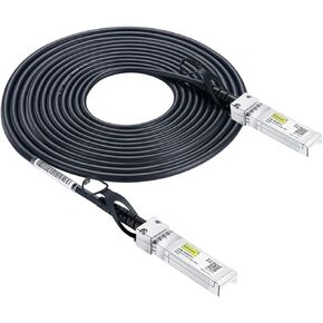 10Gtek SFP+ DAC Twinax Cable - 10GBASE-CU Passive Direct Attach Copper SFP Cable for Cisco SFP-H10GB-CU7M, Ubiquiti UniFi UC-DAC-SFP+, Meraki, Fortinet, D-Link, 26AWG, 7-Meter(23ft)