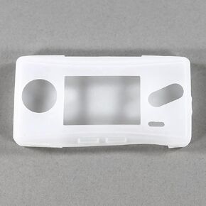 Silicone Case Soft Protective Shell for GBM Gameboy Micro Skin Cover Sleeve (White)