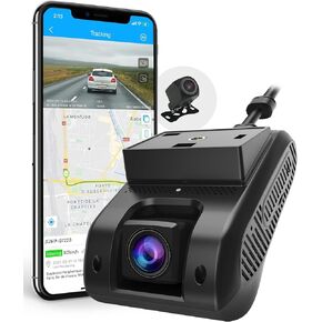 ADAS Live Video Dash Cam JC261 4G, Built-in GPS Tracking Driving Recorder, 24H Loop Recording Monitor Remotely, (Optional Driver Monitor System)