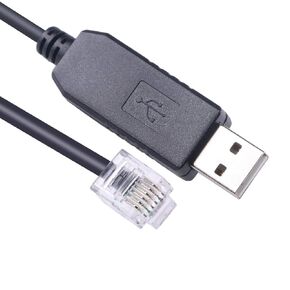 BMS USB RJ11 RS232 Serial Cable for Lithium-ION Battery Pack PowMr LiFePO4 Batteries