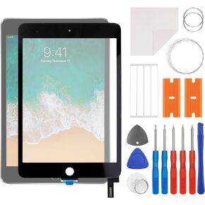 New Touch Screen Digitizer Replacement for iPad Mini 4 2015 A1538 A1550 with OCA Adhesive Repair Tools Kit-No LCD Screen