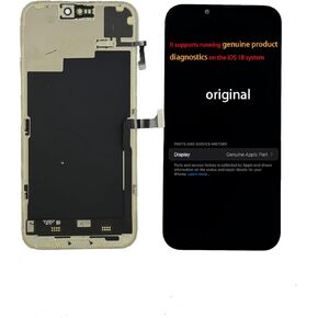 [Original Disassembled New Screens] Original Amoled LCD for iPhone 15 Pro Max Digitizer Screen Replacement 6.7 Inch LCD 3D Touch Full HD Digitizer Frame Assembly with Repair Tools Screen Protector