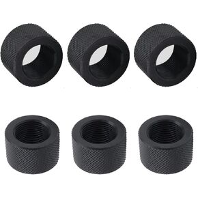 6 Pack Thread Protector 1/2 × 22 ل 22LR .223 و 5.56