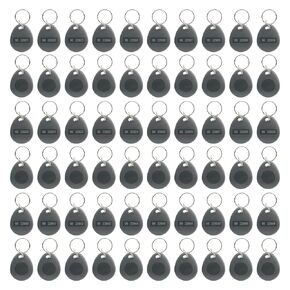 100pcs 26 bit prox keyfobs القريبة fob التردد 125khz hi-d ملاءمة للمفتاح prox isoprox 1386 1346 1386 1326 H10301 تنسيق بطاقة القراء والغالبية العظمى من أنظمة التحكم في الوصول ، الرمادي