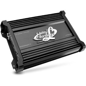 Lanzar 3000 Watt 2-Ohm Stable Monoblock Mosfet Amplifier, High-Power Car Audio Amp with Electronic Crossover Network, Bass Boost Circuit, Low Pass Filter Controls, and Nickel RCA Inputs, 13" x 2"x 9"