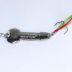 You are The Greatest Catch of My Life Fishing Lure: Engraved Fishing Lure Gift