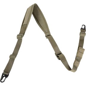 Quick-Adjust Rifle Sling, Soft Shoulder Pad 2 Point Gun Sling for Shotgun, Outdoor Sports
