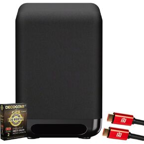 Sony SA-SW5 7.1" Wireless Subwoofer for HT-A9/A7000 Bundle with 2X 4K HDMI 2.0 Cable & Deco Gear CPS Exclusive 26 Month Protection Pack (BEACH-CPS-261000)