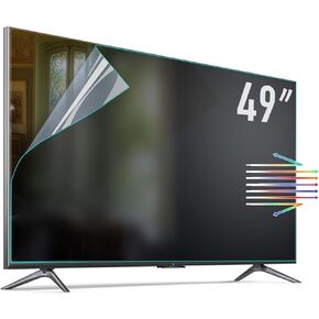 49 Inch Anti-Glare TV Film,Blue Light Anti Scratch Film for 49 Inch,49 Inch TV Anti Glare Screen Protector TV Glare Stopper Matte Film