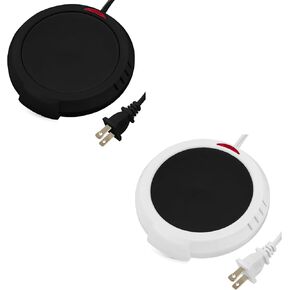 Large Candle Warmer Black with Large Candle Warmer White