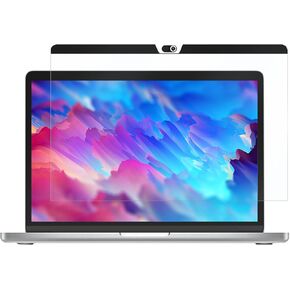 مرشح الضوء الأزرق المغناطيسي لـ MacBook Air/Pro 13 بوصة (2016-2022 ، M1 ، M2) ، MAC القابل للإزالة 13.3 "فيلم الكمبيوتر ، واقي شاشة الكمبيوتر المحمول الوهج مع غطاء الكاميرا
