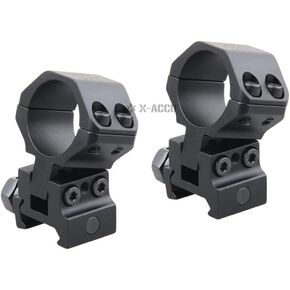 Vector Optics Adjustable Elevation Scope Rings Compatible for Weaver/Picatinny
