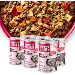 YOUR PET'S KITCHEN Wet Dog Food, Chicken Pot Pie Recipe - 13.2 oz Cans (Pack of 6), Made in The USA with Real Chicken