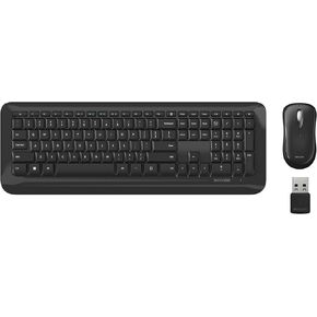 Incase Desktop 850 Keyboard & Mouse Combo – Designed by Microsoft –Wireless Connection, Precision Tracking, Wireless AES 128-Bit Encryption, Windows Shortcut Keys, Ambidextrous Design – Black
