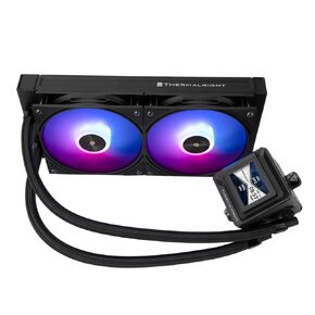 Thermalright FW SE 240 ARGB Black CPU Water Cooler with 2 PWM ARGB Fans with 2000RPM,IPS LCD Screen with 320*240 Resolution,Liquid CPU Cooler with 2-in LCD Display,PC Cooler for AM5,Intel LGA1851/1700
