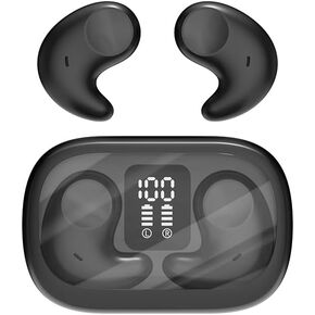 Sleep Earbuds Bluetooth in Ear Light-Weight Headphones, Mini Invisible Earplugs Small Design for Side Sleepers, 58H Playtime with Charging Case, Clear Calls& Noise Block, Off White