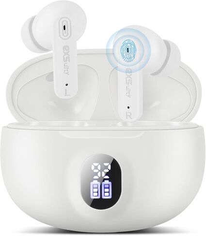 تترجمات أذن المترجم اللغوي AI ، تدعم 144 لغة ترجمة عبر الإنترنت في الوقت الحقيقي ، 5 أوضاع ترجمة تترجم سماعات الأذن مع Bluetooth والتطبيق المثالي لتعلم أعمال السفر (أسود) in Kuwait