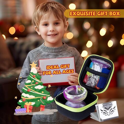 MAGICYOYO K3 Aurora-p Yoyo for Kids, Responsive Yoyo for Beginner, Professional Trick Yoyos with Extra Unresponsive Bearing for Adults, 12 Yo yo Stings, Bearing Removal Tool, Yo-yo Case (Black White) in Kuwait