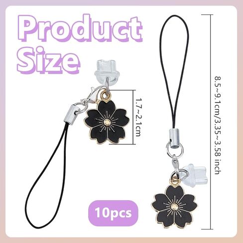 OLYCRAFT Dust Plug Charms Mobile Dustproof Plugs Type C Plug Charm Protector Phone Pendants Accessory for Most Type C Phone in Kuwait