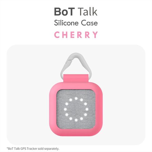 غطاء سيليكون تتبع GPS Talk-قوي ودائم ، متوافق مع BOT Talk AI ، تتبع وتنبيهات في الوقت الفعلي ، جهاز تتبع الأطفال ، المصمم في اليابان (الكرز) in Kuwait
