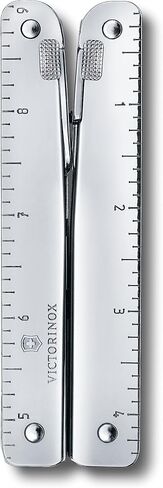 Victorinox Swiss Tool Spirit X Multi Tool, 24 Function Swiss Made with Locking Blade and Long-Nosed Pliers, incl. Leather Case - Silver in Kuwait