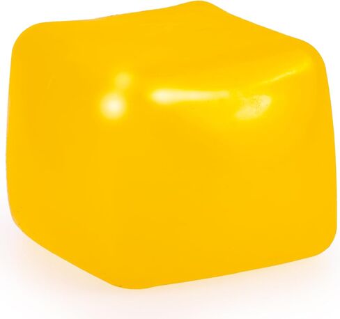Sensory Stress Cube – High-Density Gel Filled Squishy Toy for Kids & Adults, Calming Anxiety Relief, Fidget Stress Ball, Autism-Supportive, 1-Pack in Blue in Saudi Arabia