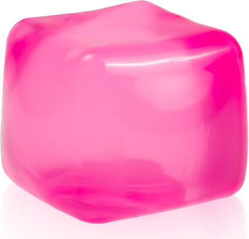 Sensory Stress Cube – High-Density Gel Filled Squishy Toy for Kids & Adults, Calming Anxiety Relief, Fidget Stress Ball, Autism-Supportive, 1-Pack in Blue in Saudi Arabia