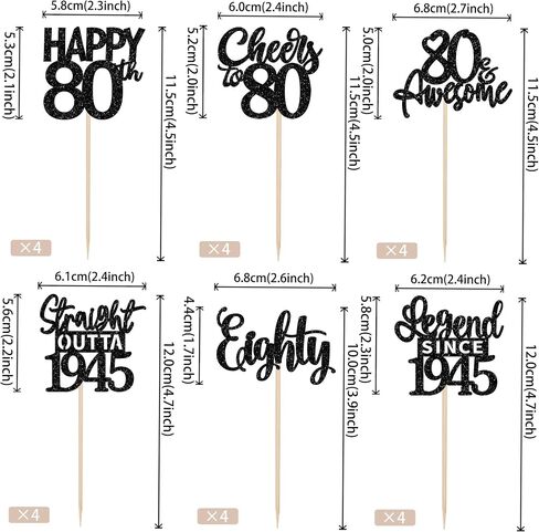 24pcs أسود سعيد لعيد عيد الميلاد 40 كب كيك أعلى من فورون أوتي على التوالي 1985 يختار كب كيك هتافات إلى 40 lungend منذ عام 1985 زينة كعكة لعيد الميلاد الأربعين زخارف حفلات الحفلة in Kuwait