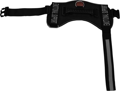 ALBCORP Emotional Support Dog Vest – Reflective Harness - Woven Nylon, Comfy Mesh Padding - Sizes from XXS to XL – Emotional Support Dog Patches Included. Red, Medium in Kuwait