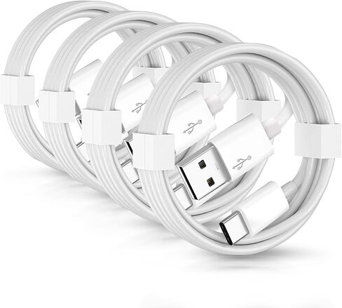 كابل سيارة Carplay USB A إلى USB C لـ iPhone 16 15/iPhone 16 Pro 16 Max/16 Plus، iPad 10th Gen، iPad Pro iPad Air 5th 4th Mini 6th Gen كابل شاحن سيارة 3.3FT (أبيض) in Saudi Arabia