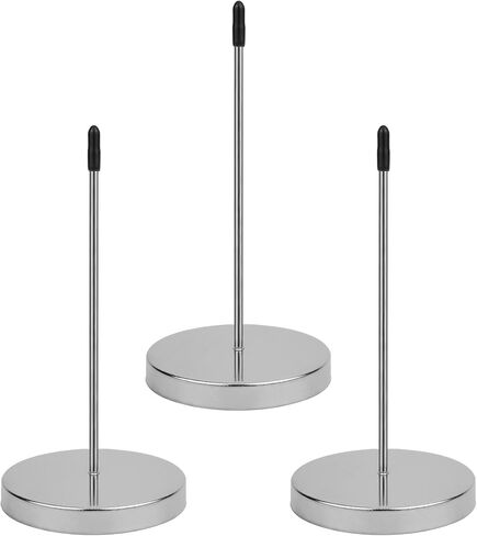 1 Pack Receipt Holder, Ticket Holder, Bill Holder Spike, Receipt Keeper, Check Holder for Restaurant, Office (Silver) (1) in Saudi Arabia