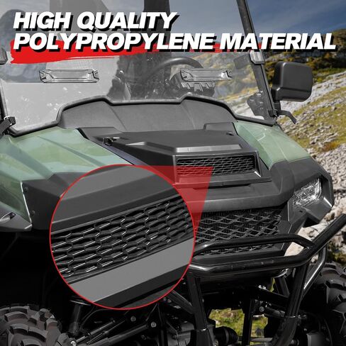A & UTV PRO Hood Scoop with Mesh for Honda Pioneer 1000 3P 5P 6P 2016-2024, Air Intake Vent Scoop with Grille Kit, Enhanced Airflow Cooling Hood Vent for Honda Pioneer 1000-3 1000-5 1000-6 2016-2024 in Saudi Arabia