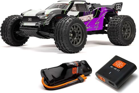 ARRMA RC Truck 1/10 VORTEKS 2wd Stadium Truck RTR with Smart Battery & Charger, Orange, ARA3205ST1 in Saudi Arabia