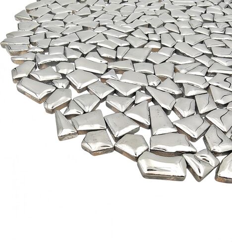 1.1lb Ceramic Mosaic Tiles,Mixed Colour Ceramic Mosaic Tiles for Crafts,Mosaic Tiles for Home Decoration or DIY Crafts,Mosaic Making Supplies (Semicircular+Round+Raindrop+Leaves+Oval+Sector+Pentagon) in Saudi Arabia
