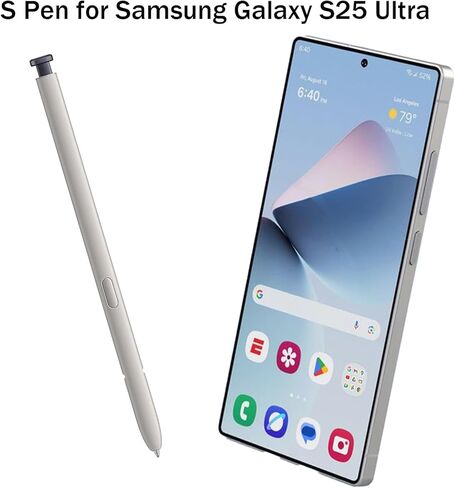 Galaxy S25 Ultra S Pen for Samsung Galaxy S25 Ultra Stylus Pen, Galaxy S25 Ultra Pen Replacement for Samsung Galaxy S25 Ultra 5G, US Version, EJ-PS938BBEGUJ, Light Silver in Saudi Arabia
