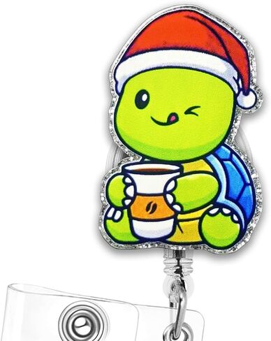 Cute Nurse Badge Reel Retractable Funny Turtle Badges Holder Nursing Accessories ID Clip for Doctor Student Teacher Healthcare Medical MA CNA RN ER Office Gifts in Saudi Arabia