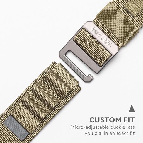 Arcade Belts Hardware Alu Utility Belt - Low-Profile Aluminum Buckle, Heavy Duty Work Belt, Stretch Webbing, Anti-Slip in Saudi Arabia