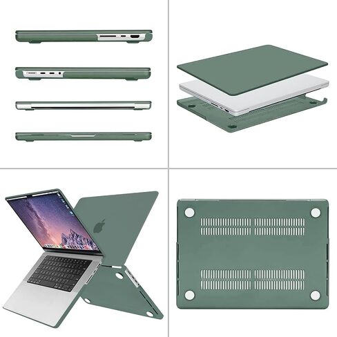 Moseso متوافق مع MacBook Pro 16 بوصة الحالة 2025 2024 2023 2022 2021 M4 M3 M2 M1 A3403 A3186 A2991 A2780 A2485 Pro Max Chip ، غطاء صلب من البلاستيك الواقي ونوع C ، الأسود ، الأسود in Saudi Arabia